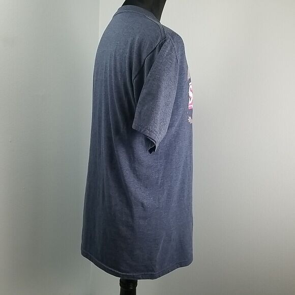 Netflix Stranger Things Short Sleeve Graphic Tee Mens Medium Navy Blue Heather - Picture 6 of 8